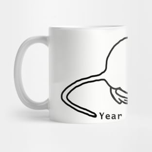 Year of the Rat Outline Mug